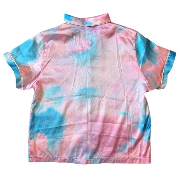 Taylor Swift UR MY LOVER Pink Tie Dye Two Piece Pajama Set Size Small - Picture 2 of 12